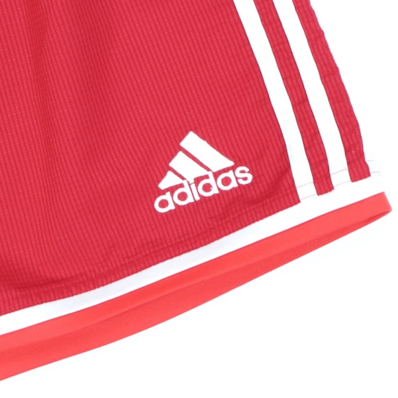Vintage Adidas Striped Running Soccer Shorts Red - Picture 4 of 9